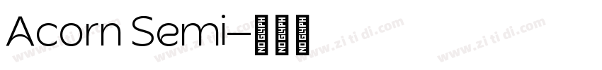 Acorn Semi字体转换